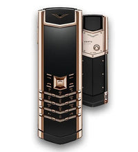 Vertu Signature S Rose Gold Black Ceramic Keypad Mobile Phone