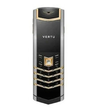 Vertu Signature Silver & Gold Black Keypad Mobile