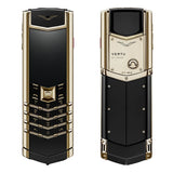 Vertu Signature 18Ct Real Gold Black Ceramic Keypad Mobile