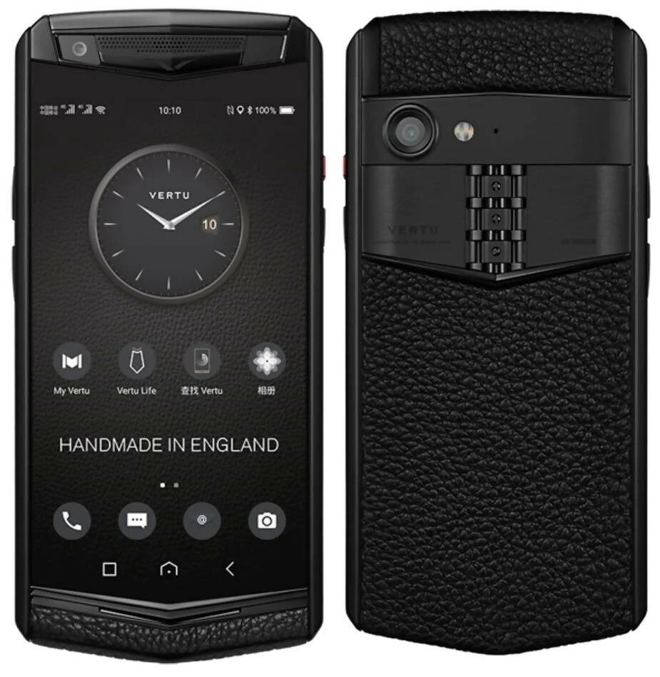 VERTU ASTER P Gothic Calf Jade Black Business Luxury Mobile Phone