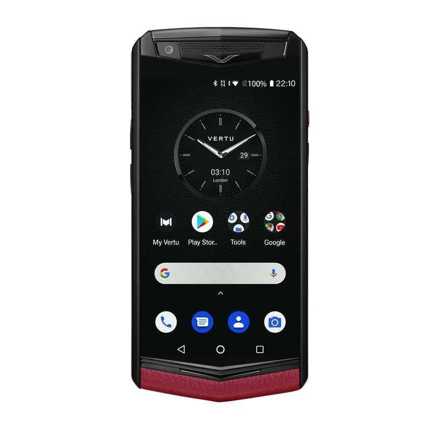 VERTU ASTER P Gothic Calf Raspberry Red Business Luxury Mobile Phone