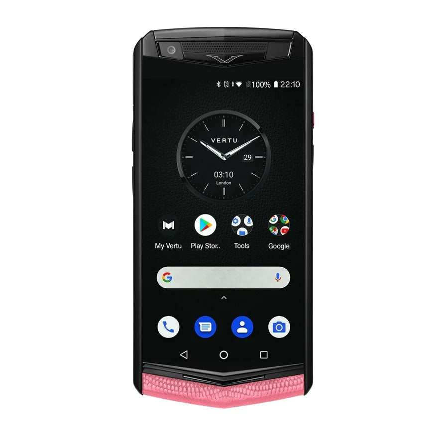 Vertu ASTER P Gothic Lizard Peach Pink Business Luxury Smart Phone