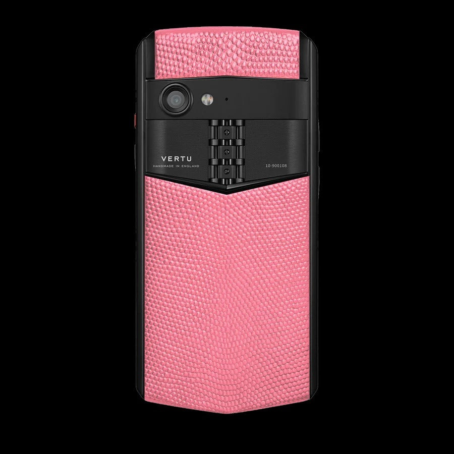 Vertu ASTER P Gothic Lizard Peach Pink Business Luxury Smart Phone