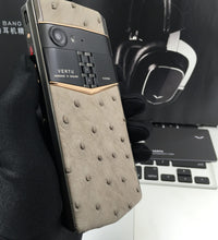 Vertu ASTER P OSTRICH Black Gold Dual Sim Business Luxury Mobile Phone