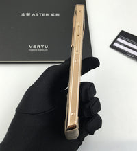 Vertu ASTER P OSTRICH Rose Gold Dual Sim Business Luxury Mobile Phone