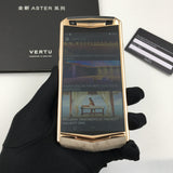Vertu ASTER P OSTRICH Rose Gold Dual Sim Business Luxury Mobile Phone