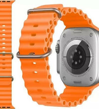 Ultra Smart Watch Series 9,  1.99 inch Infinite Display, Bluetooth, Heart Rate Tracking, Sports Features (Orange)