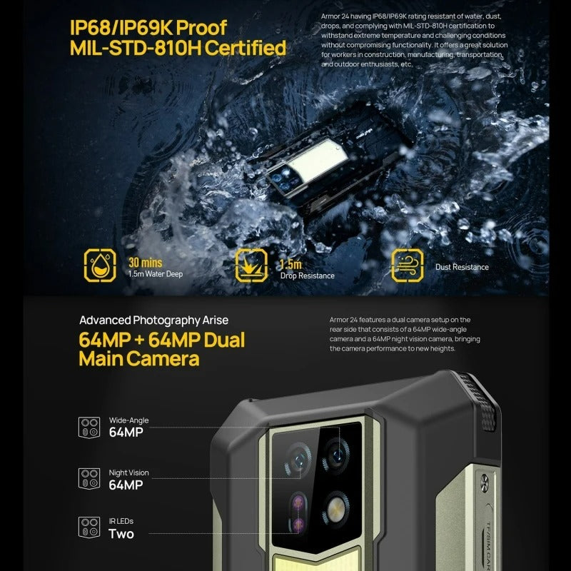 Ulefone Armor 24 Rugged Original Smart Phone