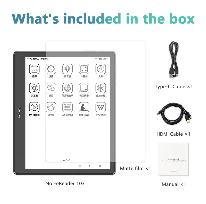 Dasung Smart E-ink Tablet