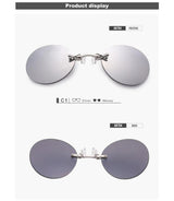 Nose Glasses Round Rimless Matrix Morpheus Frameless Sunglasses UV400