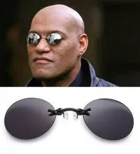 Nose Glasses Round Rimless Matrix Morpheus Frameless Sunglasses UV400