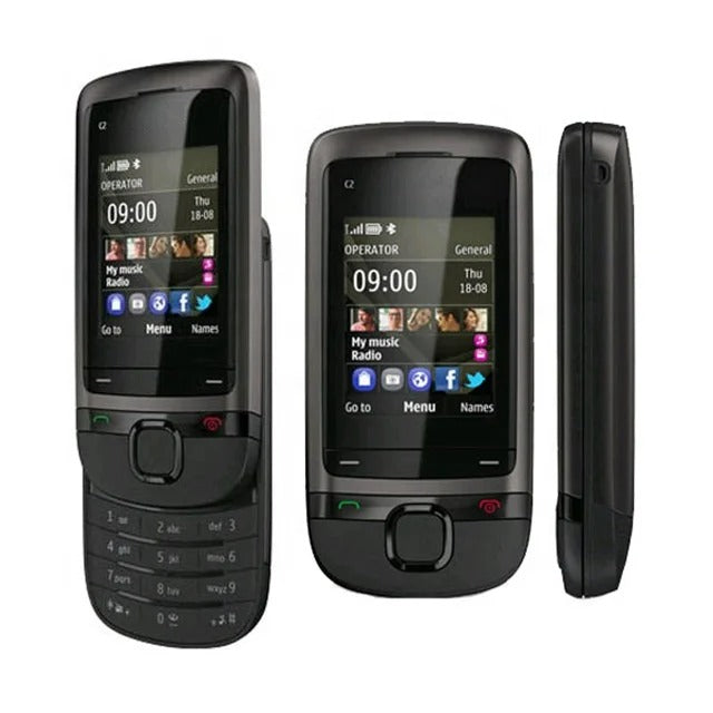 Nokia C2-05 Touch And Type Original Slide Phone