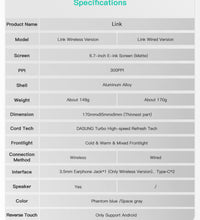 DASUNG E-ink Phone Monitor: Link