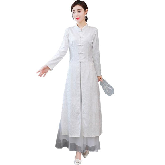 2021 Women Retro Wedding Chinese traditional dress for girls