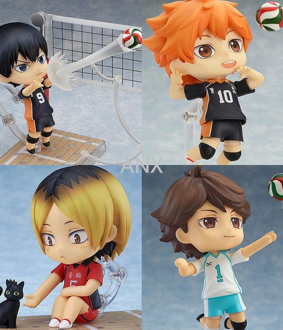 10CM Haikyuu Peripherals Figure Hinata Shoyo PVC Action Anime Toys Collection Doll Cartoon Model Kageyama Tobio Kozume Kenma