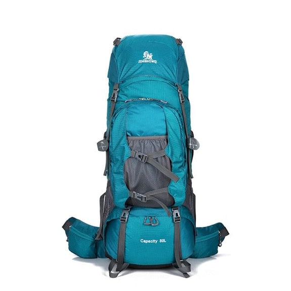 80L Camping Hiking Backpacks Sport Travel Bag Aluminum Alloy support