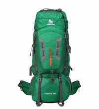 80L Camping Hiking Backpacks Sport Travel Bag Aluminum Alloy support