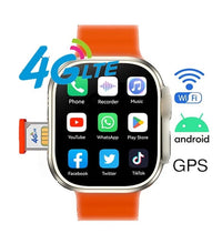 S8 Ultra Android Smart Watch 4G Sim Card 49mm Camera WiFi GPS