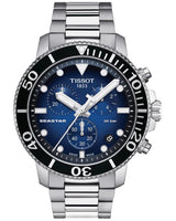 Tissot Seastar 1000 Men Quartz Blue Dial Chronograph Stainless Steel Watch T1204171104101