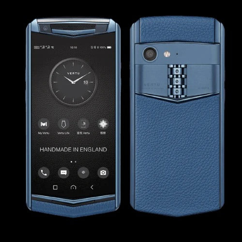 VERTU ASTER P BAROQUE Calf Starry Blue Mobile Phone