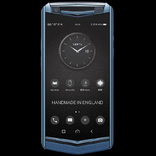 VERTU ASTER P BAROQUE Calf Starry Blue Mobile Phone