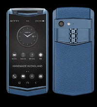 VERTU ASTER P BAROQUE Calf Starry Blue Mobile Phone