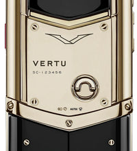 Vertu Signature 18Ct Real Gold Black Ceramic Keypad Mobile
