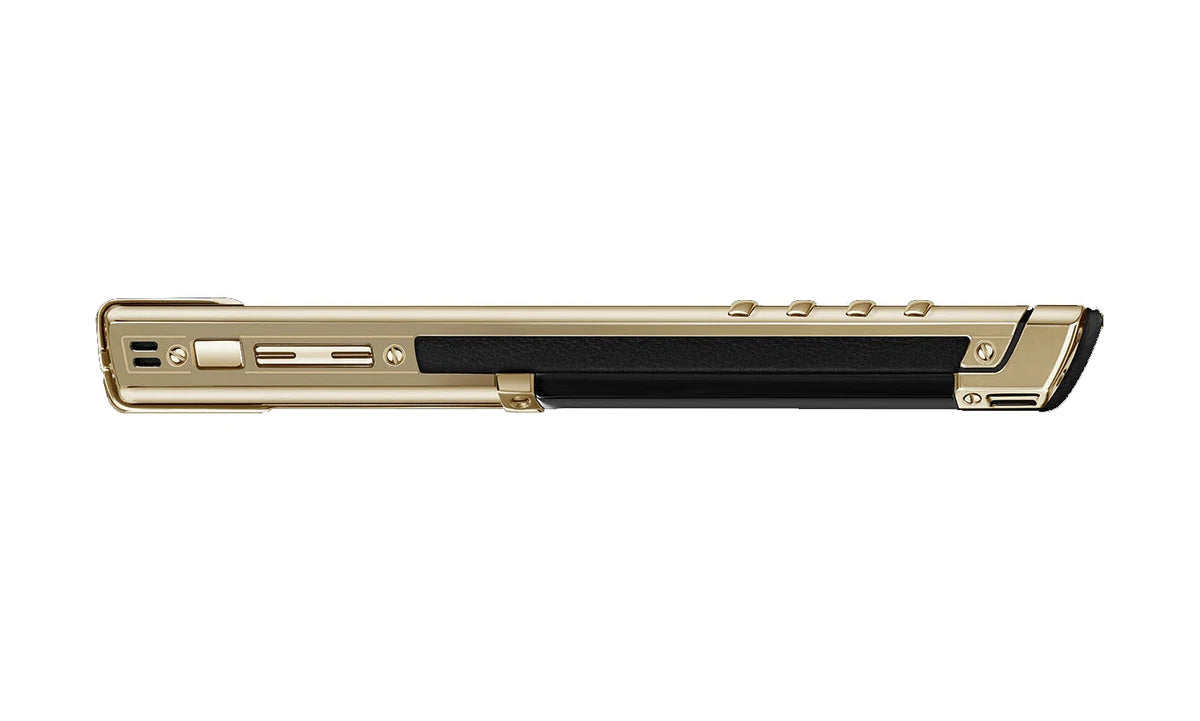 Vertu Signature 18Ct Real Gold Black Ceramic Keypad Mobile