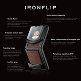 Vertu IronFlip Brown Calfskin Mobile Phone