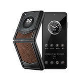 Vertu IronFlip Brown Calfskin Mobile Phone