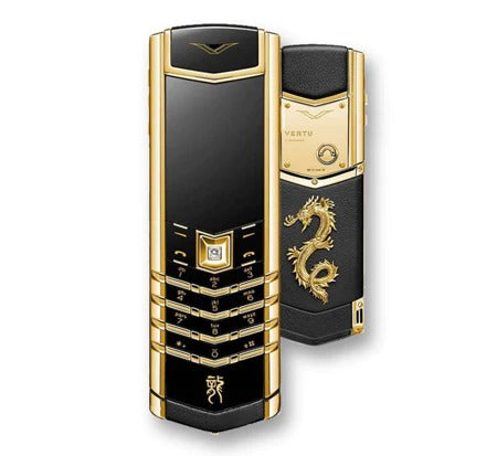Vertu Signature S Dragon Gold Keypad Mobile Phone