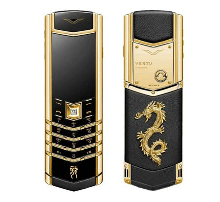 Vertu Signature S Dragon Gold Keypad Mobile Phone