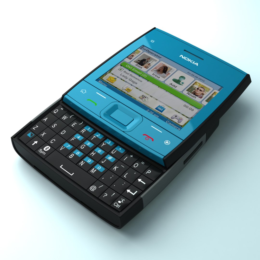 Original Nokia X5-01 QWERTY Slide Phone