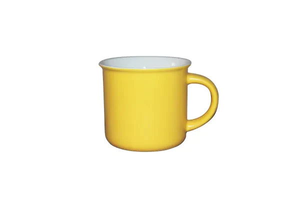 Miniso Clean Colored Glaze Ceramic Mug 390ml(Yellow)
