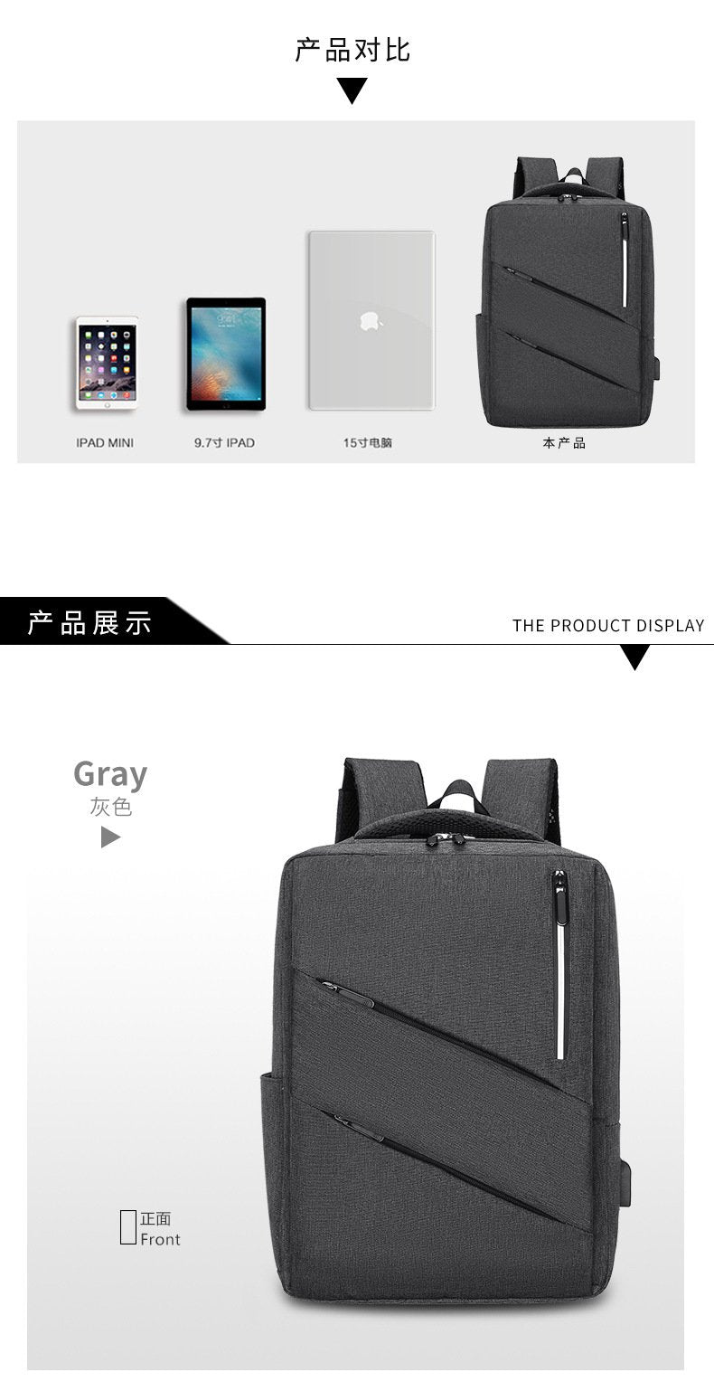 Yokai Japanese Backpack 15.6 inch Men Military Grade Backpack Water Resistant USB Charger Port