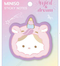 Miniso Mini Family Unicorn Series Sticky Notes (30 Sheets)(Cat)