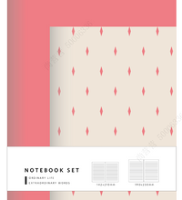 Miniso Pink Series A5 & B5 Stitch-bound Book Set (2*32 Sheets)