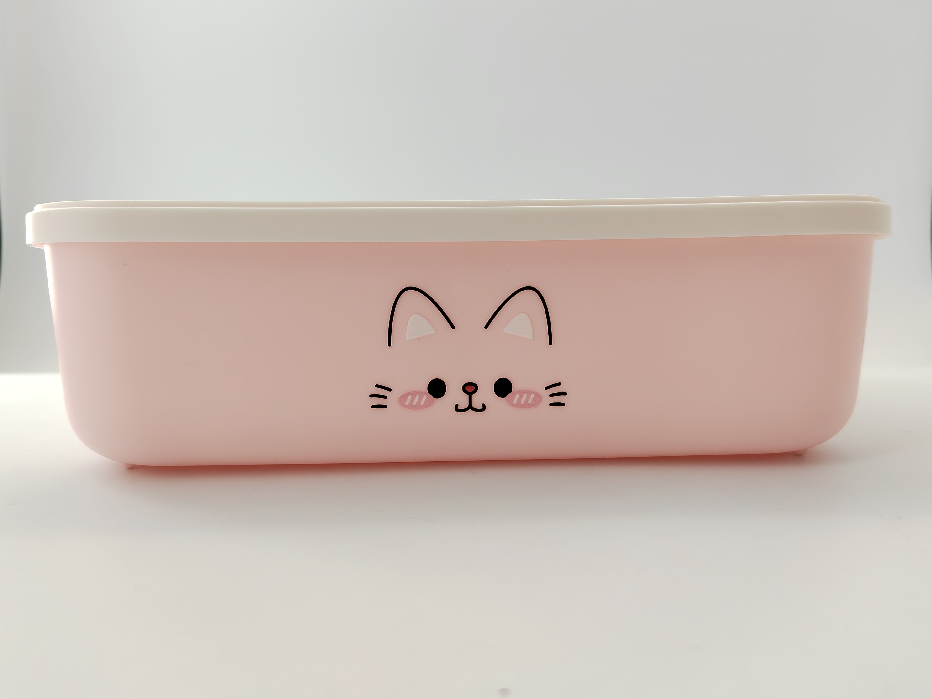 Miniso Animal Faces Collection Storage Box with Lid (S)(Cat)