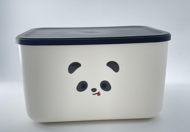Miniso Animal Faces Collection Storage Box with Lid (L)(Panda)