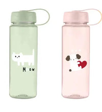 Miniso Stick Figure Puppy Series Plastic Bottle with Handle (500mL)