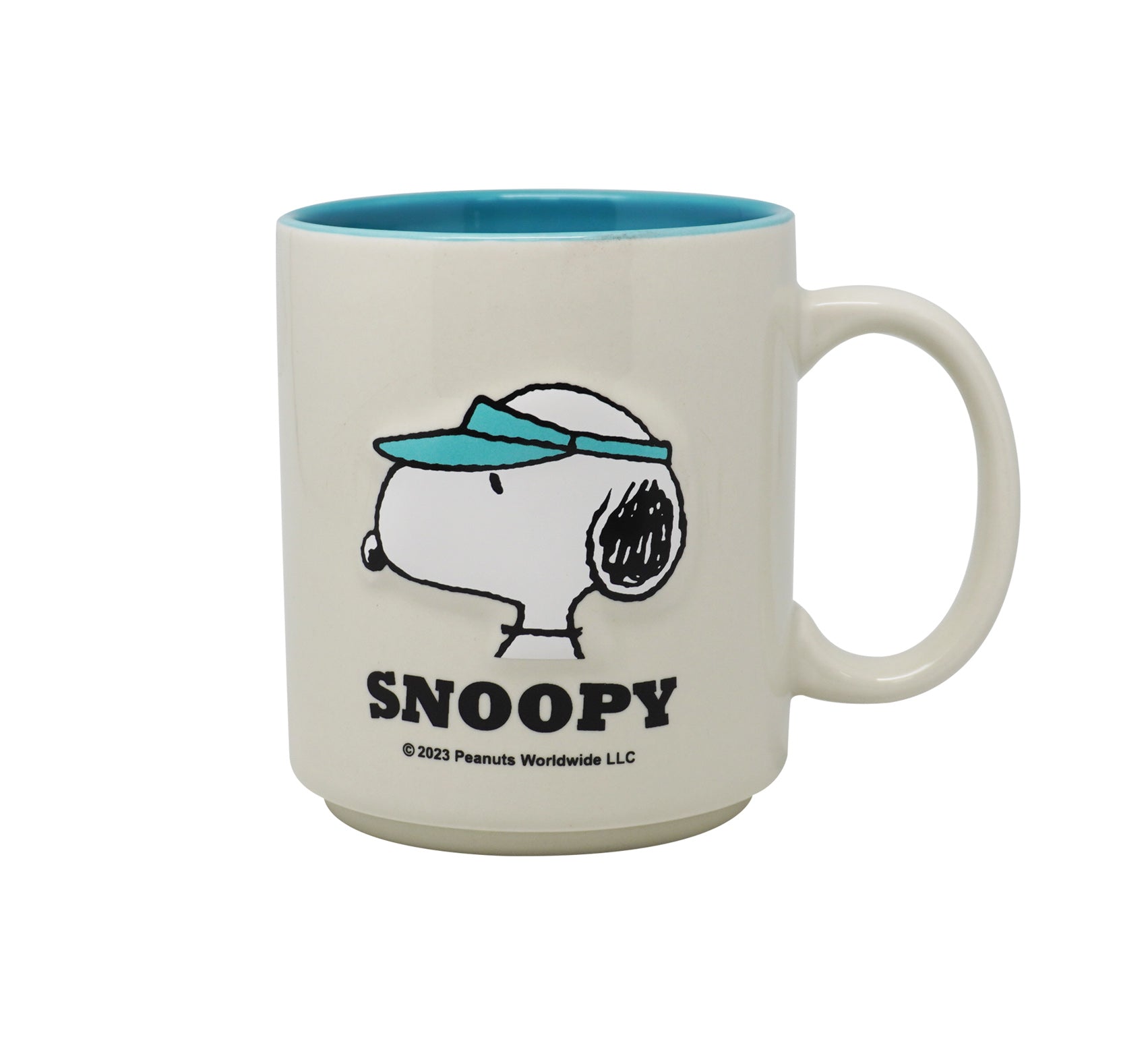 Miniso Snoopy Summer Travel Collection Embossed Ceramic Cup (390mL)