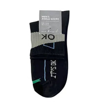 Miniso Fashion Men＇s Ankle Socks 2 Pairs(Black)