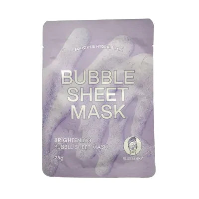 Miniso Brightening Bubble Sheet Mask(Blueberry)