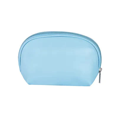 Miniso Simple Cosmetic Semicircular Bag(Blue)