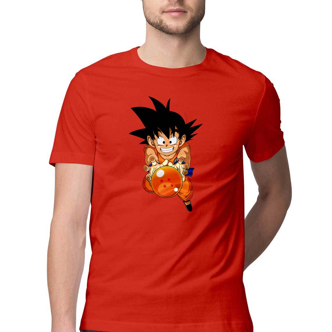 Dragon Ball z goku anime T-shirt for men