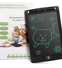 Re-Writable LCD Writing Tablet 8.5 Inch E-Notepad Ruff Pad with Screen 21.5cm for Drawing, Playing, Handwriting Gifts and Stylus Pen for Kids & Adults (Black)