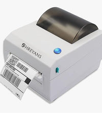 SHREYANS (CD410 4 Inch Receipt + Label Printer for Invoicing & Labelling (Recommended for Shipping Label & Ecommerce Invoice, Barcode Label, MRP Tag)