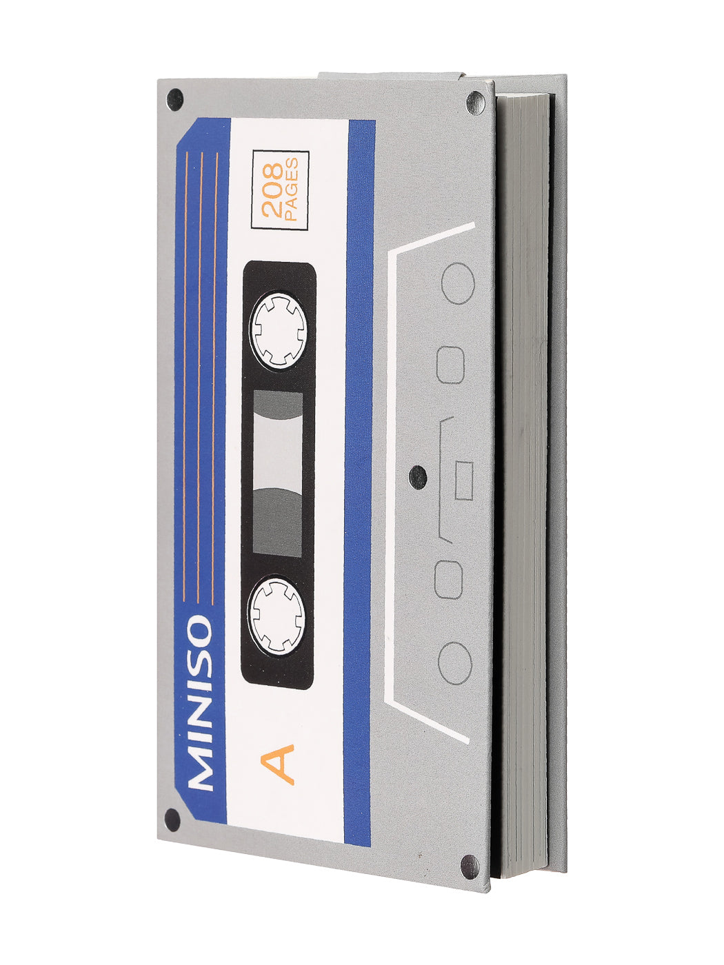 Miniso Cassette Tape Design Book 104 Sheets(Gray)