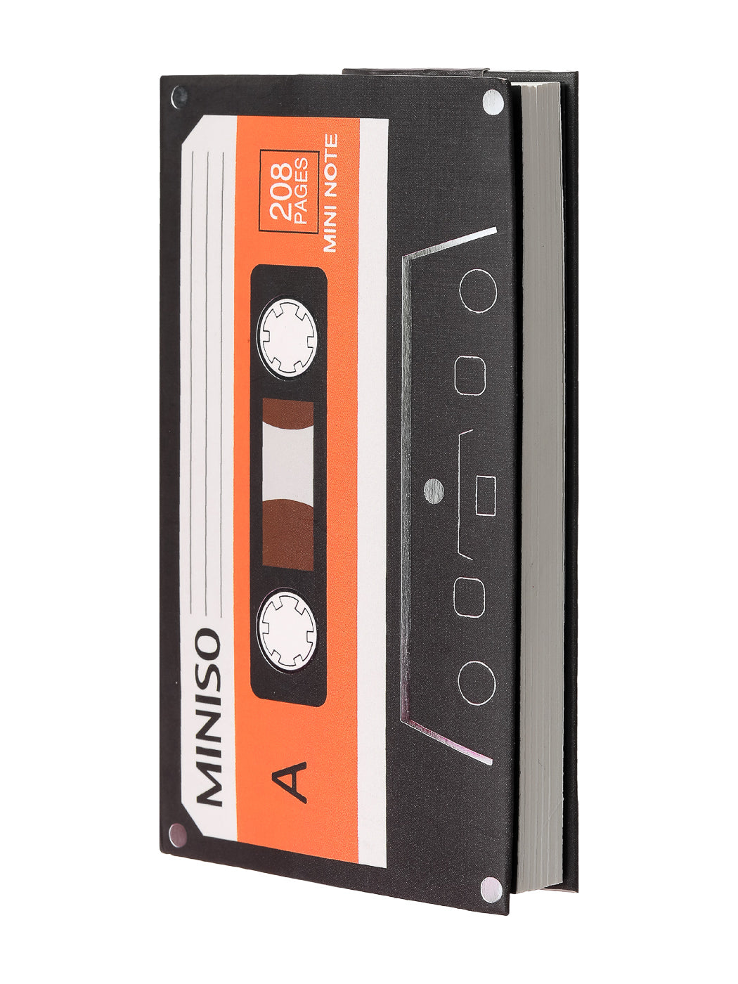 Miniso Cassette Tape Design Book 104 Sheets(Black)