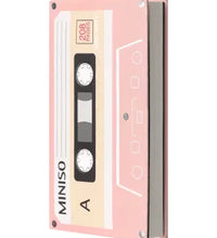 Miniso Cassette Tape Design Book 104 Sheets(Pink)